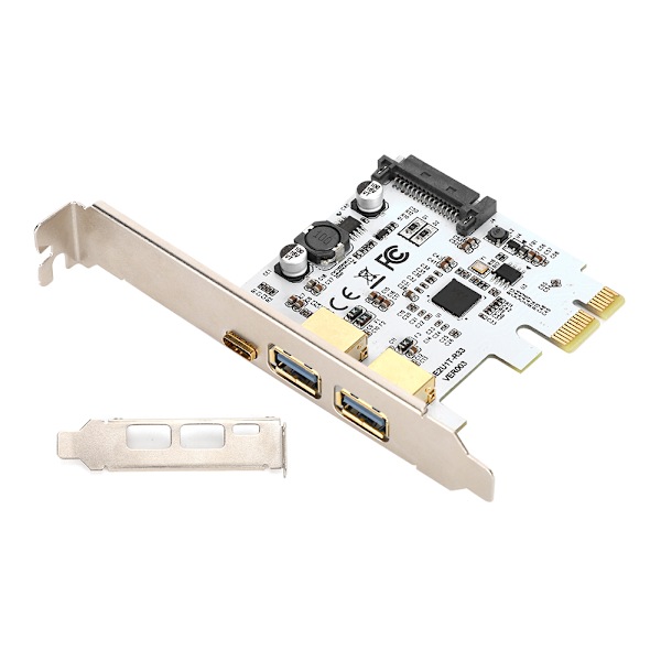 Expansionskort TypeC Riser-kort SATA Strömport för VIA Labs VL805 Master Adapter