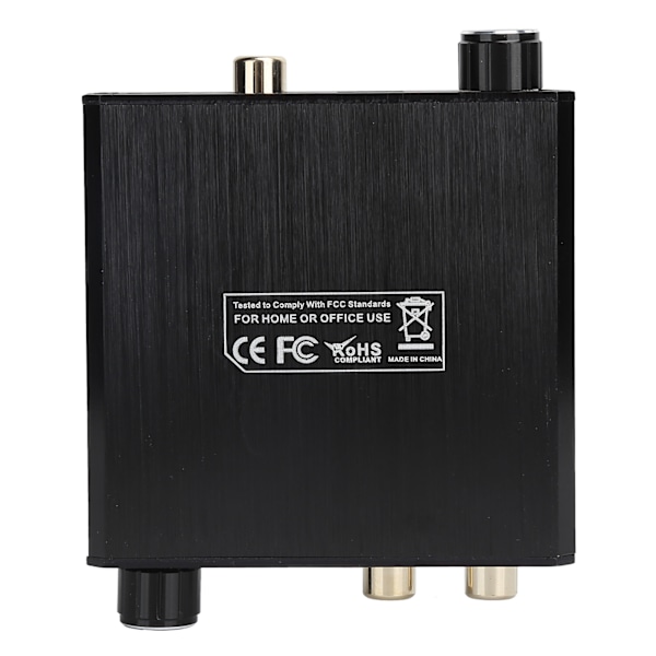 Digital till Analog Ljudomvandlare Adapter RCA 192KHz 24bit Basvolymkontroll