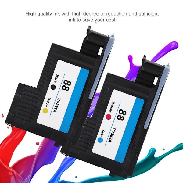 Laadukas tulostuspää HP88 C9381A C9382A -malleille K5300 K8600 L7380 -sarjaan (CMYK)