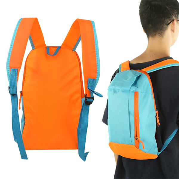 Sport Ryggsäck Män Lätt Vandringsryggsäck Kvinnor Resväska Laptop Campingväska Orange