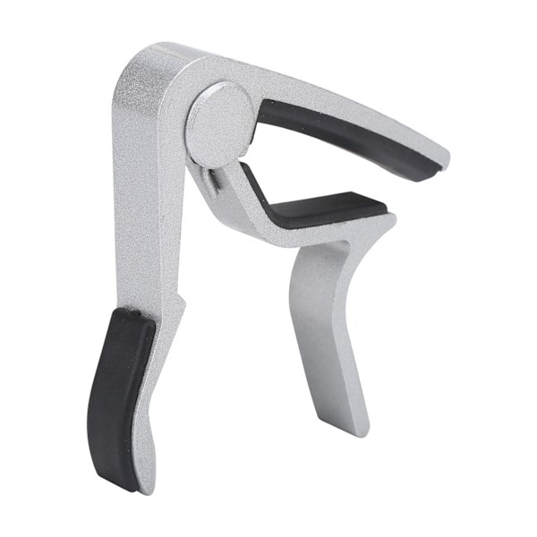 1 st Gitarr Capo 5 st Celluloid Plektrum Zinklegering Stränginstrument Reparationstillbehör (Silver)