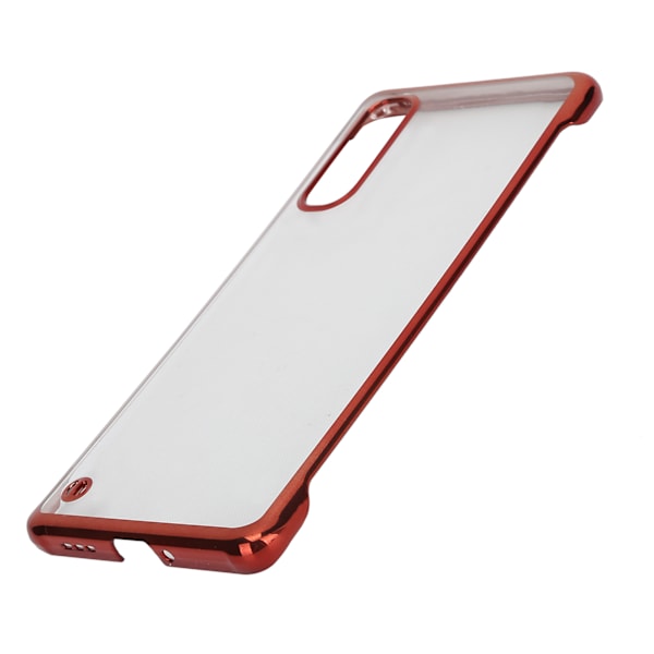 Elektroplettert Hard PC Telefondeksel for OPPO RENO3 Pro Halv Kant Transparent Telefon Cover