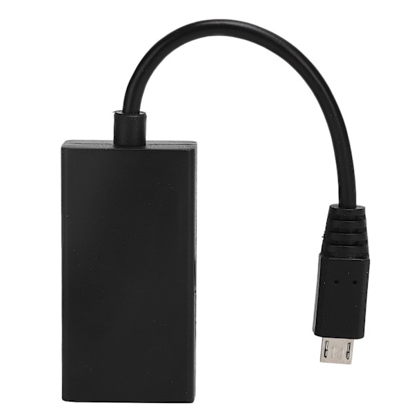 HD-videoadapterikaapeli, musta, Micro USB 1080P -laturi puhelimesta projektoriin