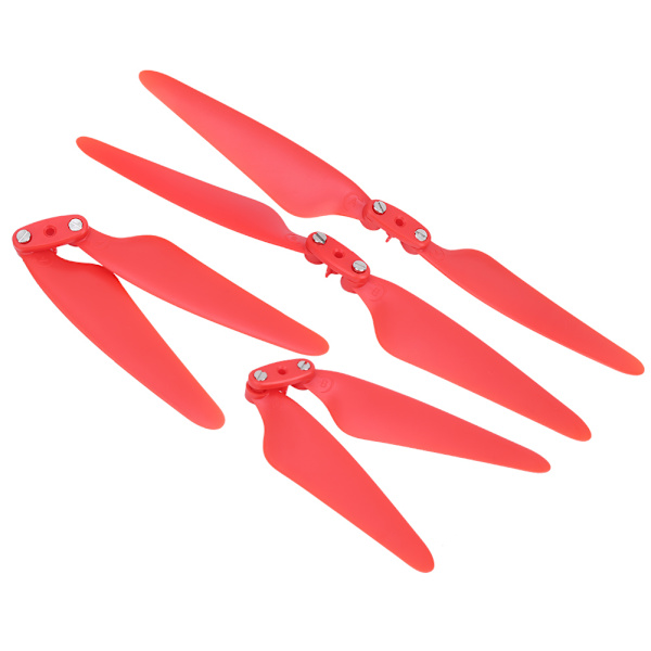 2 Par RC Drönarpropeller Ersättningstillbehör Passar Hubsan H117S Zino/ZinoiproRöd