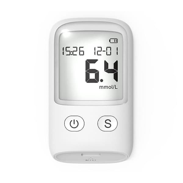 Hæmoglobinmåler Hæmoglobin Test Kit Glukometer Måler Blodsukker, 50 Tests