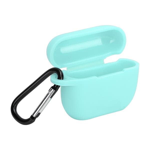 Silikonskal Skyddsfodral för IOS Earbuds Pro/III Bluetooth Headset Laddningsfodral Mintgrön