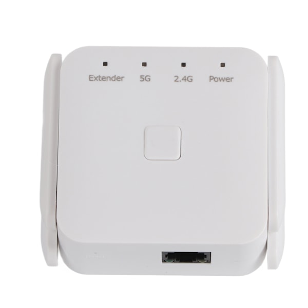 5G WiFi -verkon laajennin 1200 Mbps:n tiedonsiirtonopeudella, WiFi-signaalivahvistin, pitkän matkan langaton WiFi-toistin 100–240 V