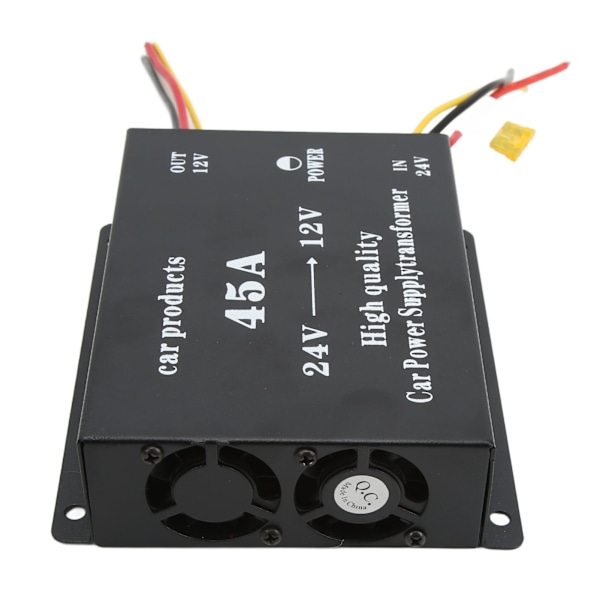 DC24V - 12V Muuntaja Oikosulkuesuojalla Ammattimainen Ympäristöystävällinen Auton Jännitteen Alennus Buck-Moduuli 45A