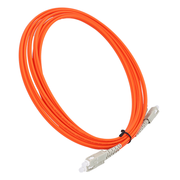 Kuituoptinen kaapeli 50/125μm 3 metriä Multimode Dual‑Core Optinen Patch Cord SC/UPC MM‑DX Tietokonetarvikkeet