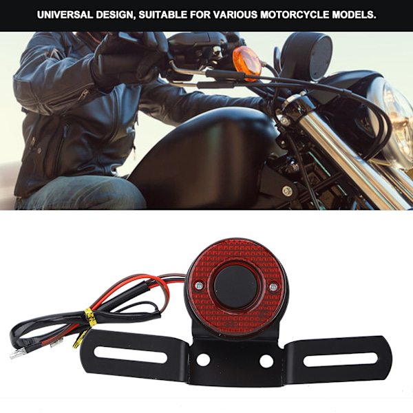 Universal Retro LED Bakljus för Motorcykelmodifiering