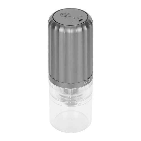 Bærbar Kaffekvern Justerbar Tykkelse Reise Camping Elektrisk USB Oppladbar for Bønnekverning Grå