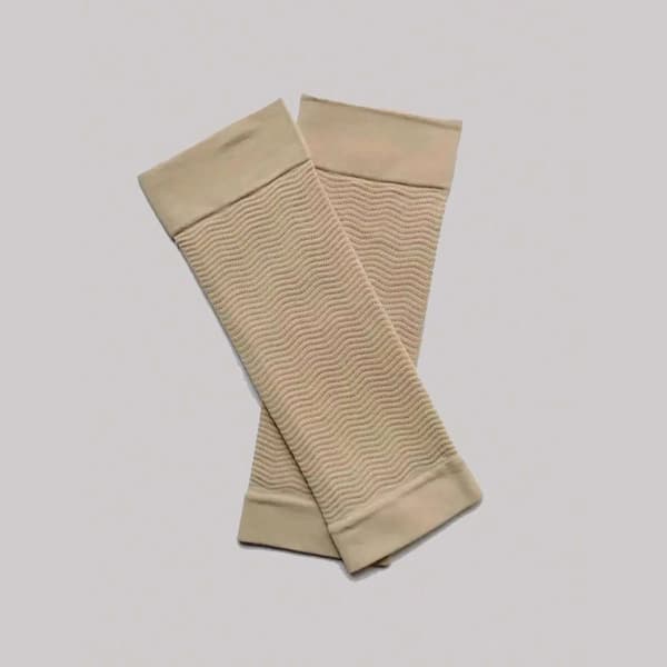 2-pack bantningsbara ärmar, elastiska armformare, kompressionsärmar för kvinnors överarmar.[BEMS] black