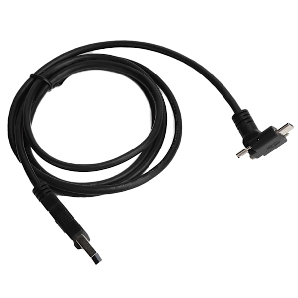 USB 3.1 Type‑C till USB 3.0 Datakabel 90 Graders Låsskruv Anslutningskabel Adapter Konverteringssladd 120cm