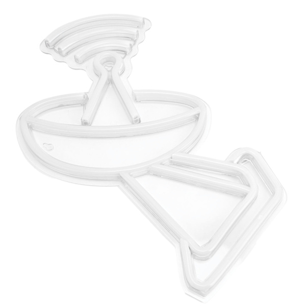 Neonljus AS PVC Signaltorn Formad USB Strömförsörjning Låg Energiförbrukning LED Neon Skylt