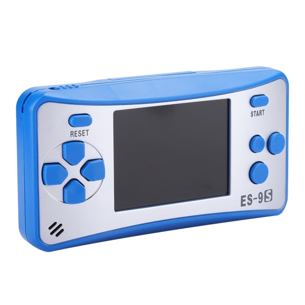 168 i 1 Mini Spillekonsol Controller Klassisk Gamepad med 2,5 tommer Farveskærm Blå og sølv