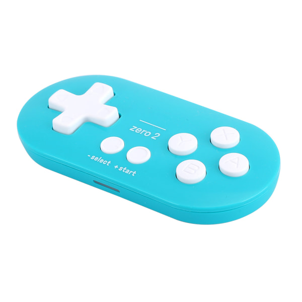 Trådløs Controller Mini Lille Bluetooth Bærbar Gamepad til Mobiltelefon Computer (Blå Grøn)