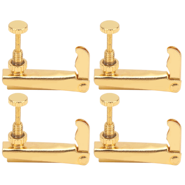 4 stk. Violin Finjusterere 3/4‑4/4 Cello Strengværktøj Udskiftning Instrumenttilbehør Guld