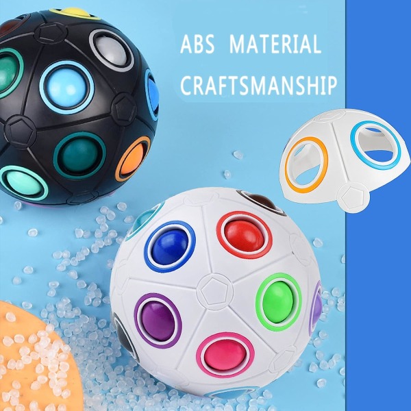 Magic 20 Balls Puzzle Stress Rainbow Ball Fidget Magnet Cube Pack Billiga  leksaker, Fidget Spinner Cube Toy Stressbollar för barn Vuxna (svart) a705  | Fyndiq