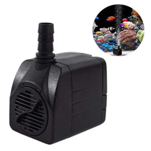 Dränkbar pump, ultratyst vattenpump med fontänpump EU Plug  65W