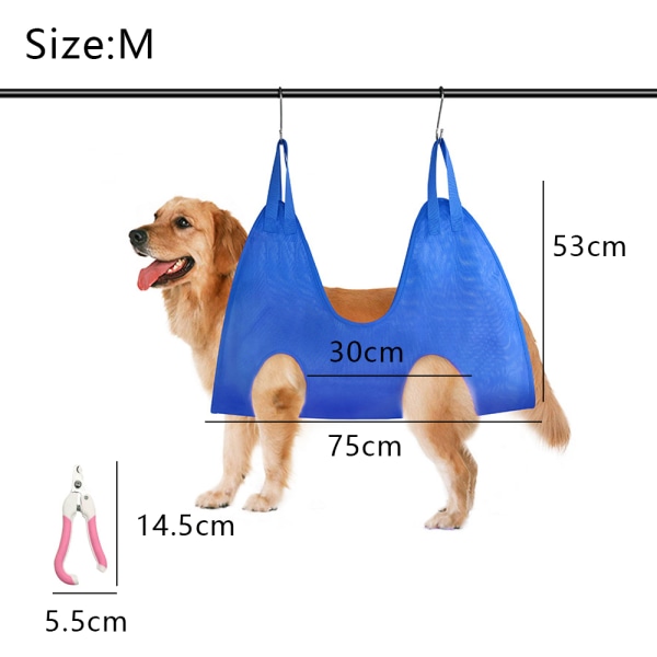 Liten och ädel storlek katt och hund hänger kattspikklippning för husdjur blue m