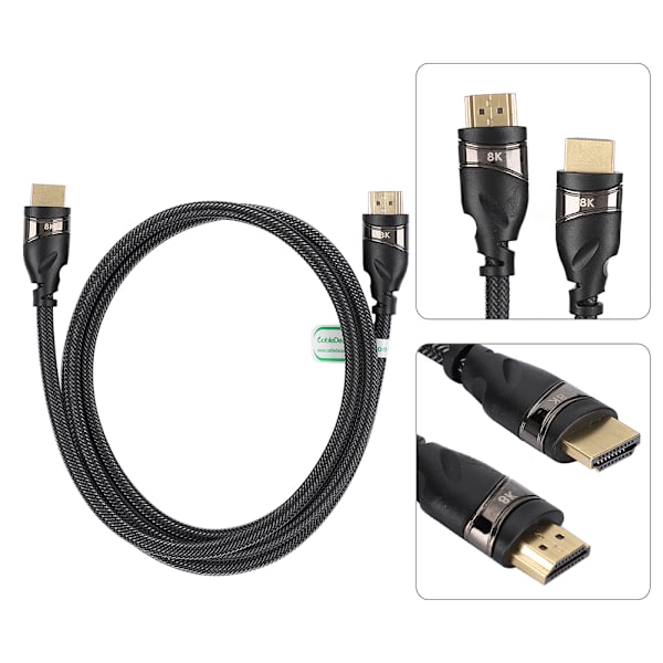 Cabledeconn 8K HDMI Kabel 7680X4320 Fiber Optisk Transmission Audio Video Synkroniseret Output Kabel 1m