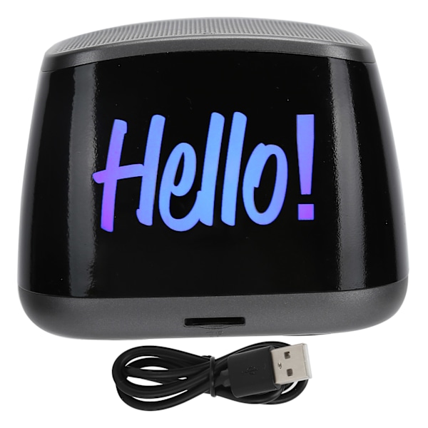 Trådlös Bluetooth-högtalare Portabel Mini Subwoofer-högtalare för Laptop Telefon Tablet Musik Grå