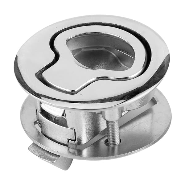 【NX】Stainless Steel 316 Marine Pull Latch Keyless Flush Boat Latch Slam Lift Handle Deck Hatch Hardware