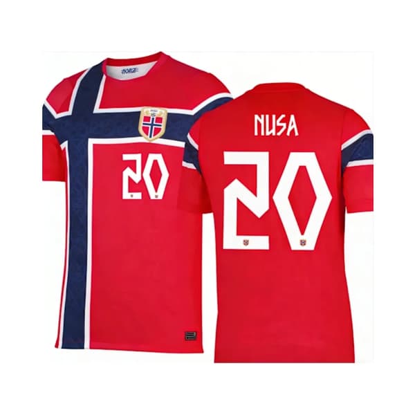 Norge 2026 2027 VM Hemmefotbollströja Fanversion Lös Passform XL XL