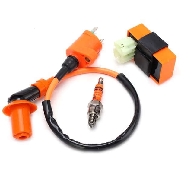 GY6 50cc 150cc ATV Moped Scooter CDI Ignition Coil Spark Plug Kit