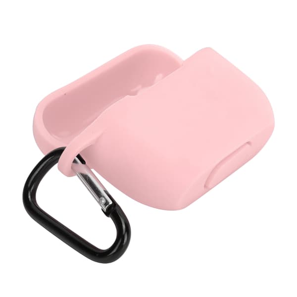 Silikonfodral Skyddskåpa för IOS Earbuds Pro/III Bluetooth Headset Laddningsfodral Rosa