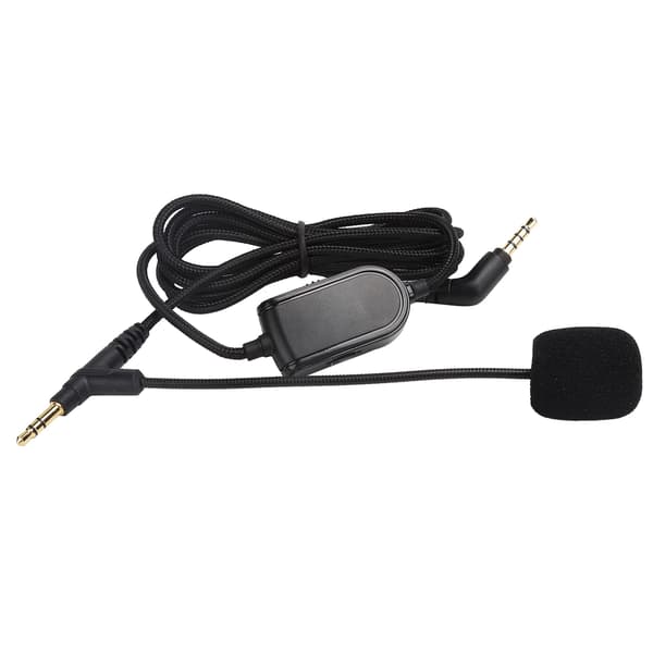 Hovedtelefon Lydkabel med Volumenkontrol Gaming Headset Ledning til VMODA Sort
