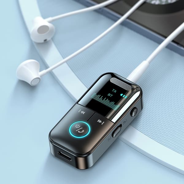 Bluetooth 5.4 lydsender og -mottaker, 4-i-1 trådløs senderadapter, 5.4 trådløs lydadapter