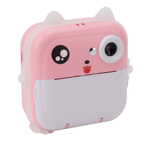 Børne Digitalkamera med Print 24MP 5V 1080P 720P 2.4in Skærm USB Børne Instant Print Kamera til Piger Drenge Småbørn Pink