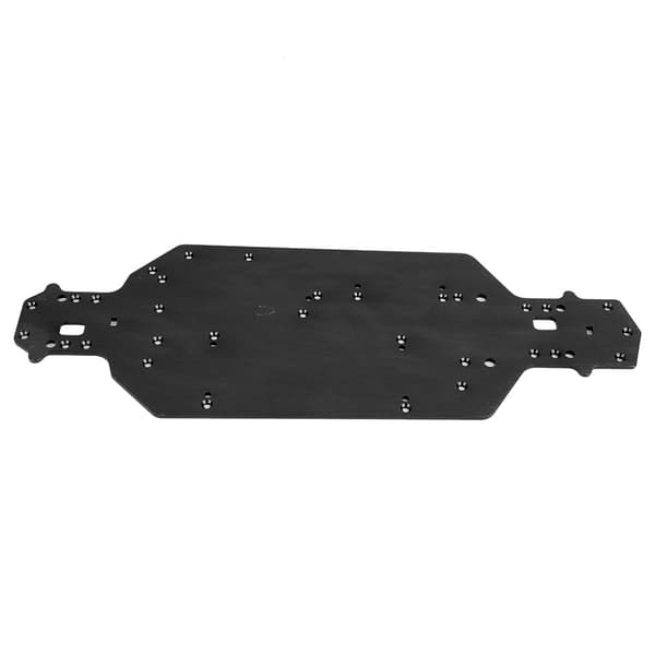 Aluminiumslegering Chassis Opgraderingsdele Tilbehør Passer til HSP 03001 RC Bilmodel Sort