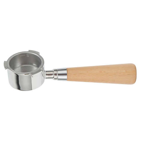 3 Øre Kaffe Bunnløs Portafilter Kaffemaskin Håndtak Filterholder for Delonghi Maskin Kaffeutstyr Bøkehåndtak 54mm