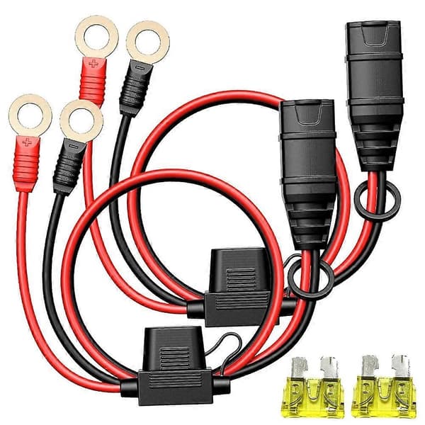 2-pack GC002 X-Connect for NOCO Battery Charger Accessories, M6 XL Ring Terminal, Smart Battery Maintainer Charging Cable