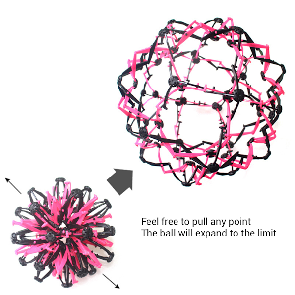 Tilfeldig farge barn kaste ball krympende ball sfære leketøy ringer strekk ekspanderende ball leker for barn voksne