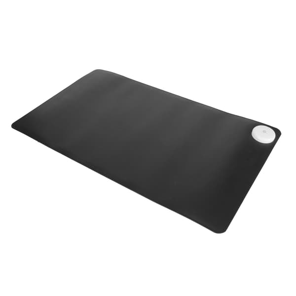Warm Desk Pad 3 Heating Levels Timer Waterproof Large PU Leather Heated Mouse Pad Office Use 100-240V EU Plug