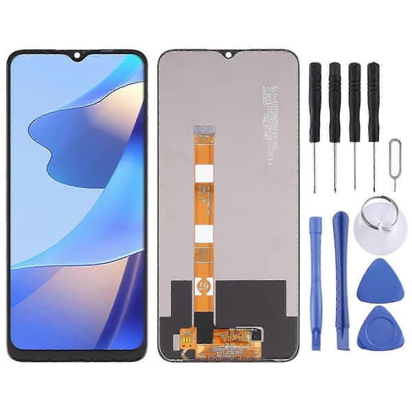 LCD-skjerm og digitaliserer komplett montering kompatibel med OPPO A54s CPH2273