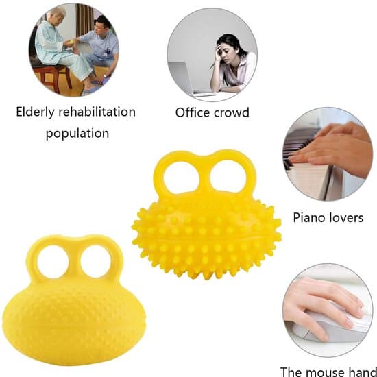 Hand Exercise Ball - Hand Trainer - Grip Strength Training - Muscle Strengthening - Exercise Ball - Hand Muscles - Wrist Training - Finger Strength -