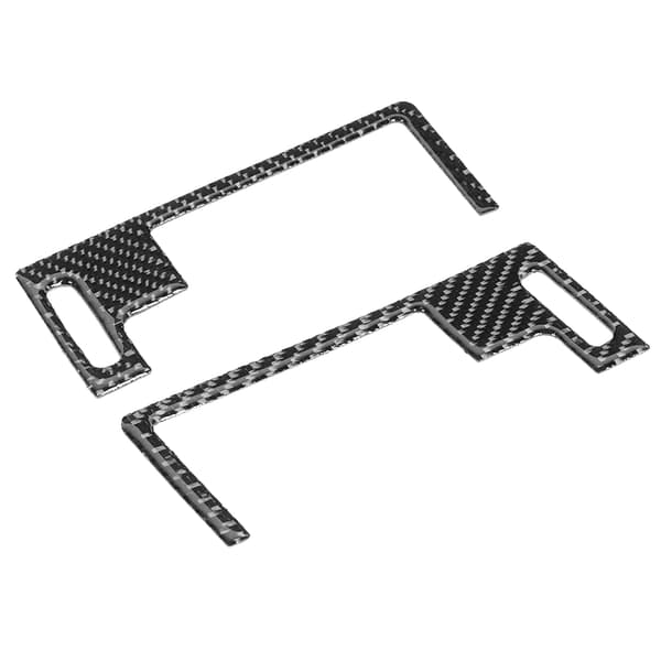 2 st Kolfiber Central Control Luftkonditioneringsventil Trim Passar för Nissan 350z 2006-2009