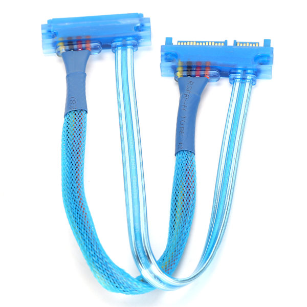Sata-kaapeli 7+15Pin uros - naaras 22 Pin SSD 3.0 Data Power -jatkokaapeli ulkoiselle kiintolevylle tiedonsiirtoa varten (30cm)