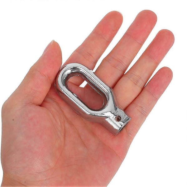 Markiseringkrog Markiseløftemaskine ringkrog Aluminiumlegering Snekkegear Kraftig hardware Silver 6.00X3.00X1.40CM