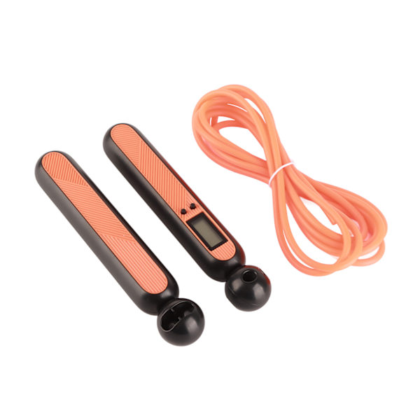 Digital Hopprep med Räknare för Fitness Kroppsskulptering Orange Lång Rep