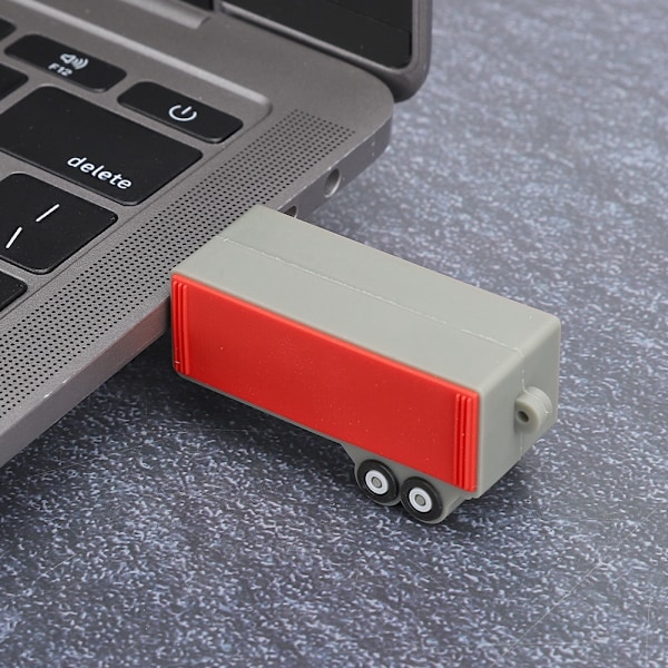 USB-minne för bärbar dator, minneslagring, PVC, lastbilsformad för Vista / OS X / Linux (32GB)