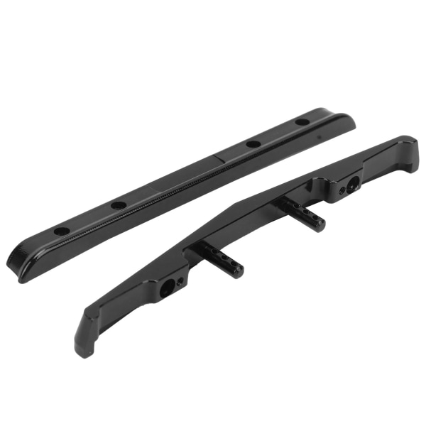 RC Alumiiniseos Etu- ja Takapuskurisarja Axial SCX24 90081 1/24 RC-auton Päivitysosille Musta