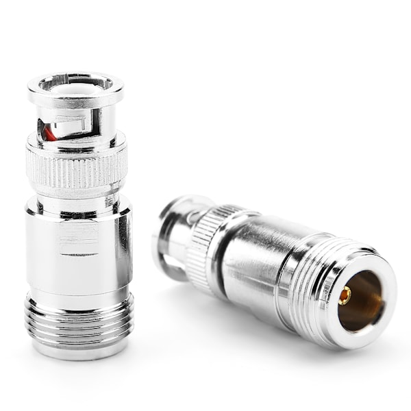 2st Typ N Hona till BNC Hane RF-kontakt Koaxialadapter Testomvandlare