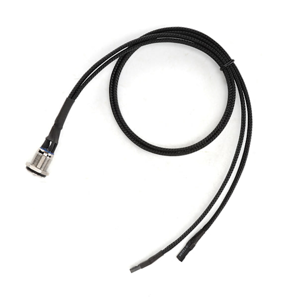 Stationær Computer Vært Genstarts Knap Metal Reset SW Knap med Kabel Blå