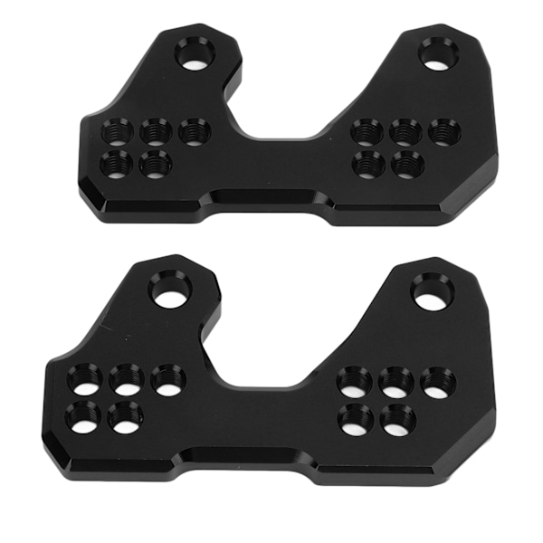 2 stk. Passager Fodplade Bagskiftbeslag CNC Aluminium Legering Udskiftning til YZF R3 MT25 MT03 Sort