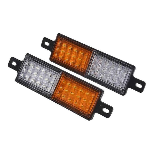 st 12V 30 LED bil lastebil kufangerlys kufanger frontfangerlys frontblinklys parkeringslys signal